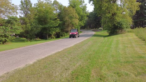 Antique-Engine-and-Tractor-Association's-tractors-returning-from-Working-Farm-Show