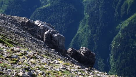 Vista-Desde-Una-Cumbre-En-Lechtaler-Alpen,-Tirol,-Austria