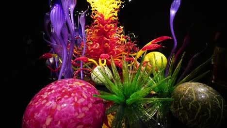 Jardín-Chihuly-Y-Museo-Del-Vidrio-En-Seattle,-Washington