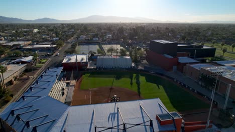 Hallo-Corbett-Field-Auf-Dem-Campus-Der-University-Of-Arizona-In-Tucson,-Arizona
