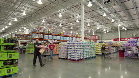 Wide-shot-inside-Costco-warehouse-store