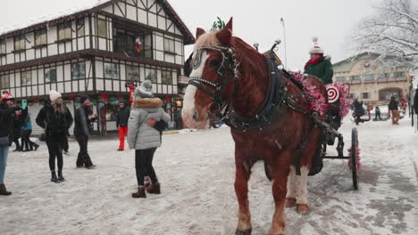 Leavenworth,-Washington,-USA,-Straße,-Bayerisches-Dorf