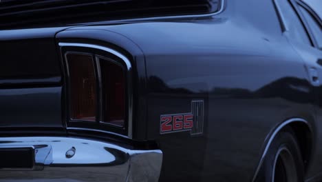 Rear-Close-Up-Of-Chrysler-Valiant-Pacer-Motor-Car-During-Blue-Hour