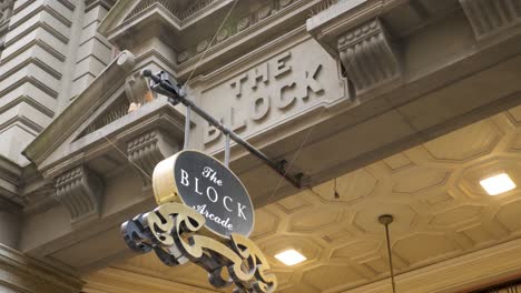 Block-Arcade-Melbourne,-Juli-2019-Historisches-Einkaufspassagengebäude-In-Melbourne---Beliebte-Touristenattraktion-In-Melbourne