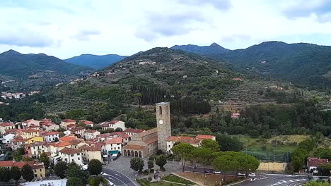 Roman-church-of-Santa-Rita-da-Cascia-in-the-province-of-Florence,-Medieval-age