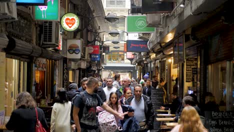 Calle-Del-Café,-Cafe-Laneway-Melbourne-Lugar-Central-Melbourne-Cafe-Lane,-Café-De-Melbourne