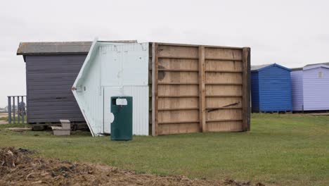 Beach-hut-flipped-on-to-its-side