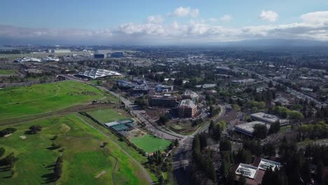 Mountain-View,-CA,-USA---April-18-2017:-Google-headquarters-in-Googleplex-HQ-building-main-campus-in-Silicon-Valley