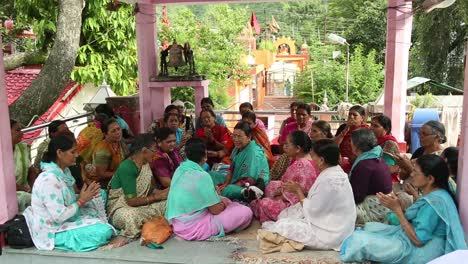 A-Hinduism-temple-situated-in-upper-Himalayas-region,-Uttarakhand,-India