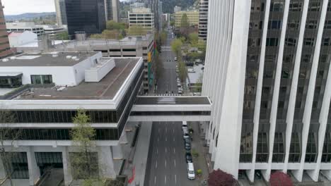 Historic-aerial-footage-of-the-Wells-Fargo-Center-with-empty-streets-due-to-COVID-19