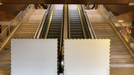 Escaleras-Mecánicas-Cerradas-En-El-Centro-Hospitalario-De-Dunkerque-Durante-La-Pandemia