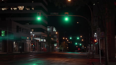 empty-street-and-traffic-lights-night-scene-low-Shutter