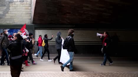 French-protest-about-global-security