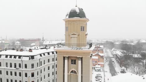 Göttliche-Heilige-Kuppelturmkirche-Jesu-Im-Winter-Dezember