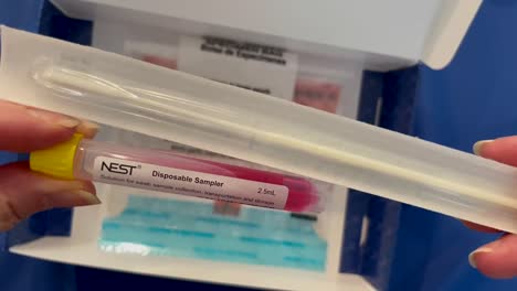 Specimen-tube-and-Nasal-Swab-for-the-COVID19-IN-HOME-TEST