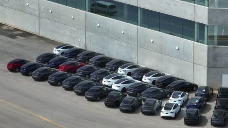 New-Tesla-Model-Y-cars-at-Giga-Texas-Factory-in-Austin-TX