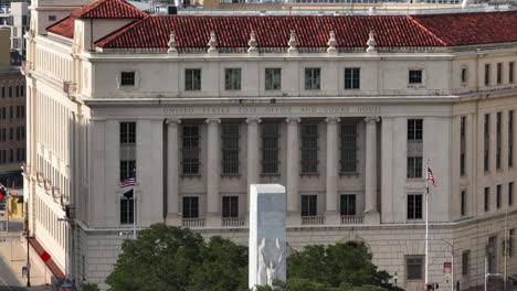 Oficina-De-Correos-De-Los-Estados-Unidos-Y-Palacio-De-Justicia-En-San-Antonio,-Texas.