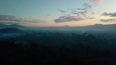 Majestic-Borobudur-temple-in-sunrise-time