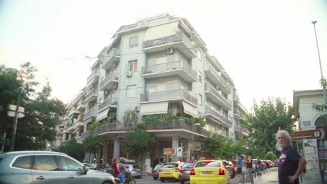 Rush-hour-traffic-jam-through-the-main-capital-city-Athens-in-Greece