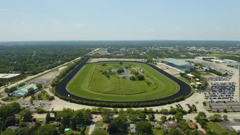 Luftaufnahme-über-Der-Arlington-International-Racecourse