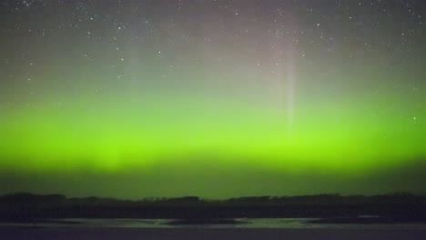 colorful-northern-lights-seen-from-swamp-marsh-bird-reserve-timelapse