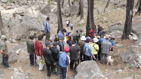 Montañeros-De-Un-Reputado-Instituto-De-Formación-De-Montañismo-En-Uttarakhand,-India