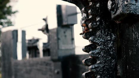 Part-of-the-mechanism-from-old-sluice-gate,-Dublin-Ireland-grand-canal-