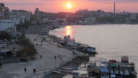 Tulcea,-Rumänien,-20.-April-2019-Die-Stadt-Ist-Ein-Wichtiger-Hafen-Im-Donaudelta