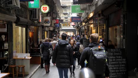 Calle-Del-Café,-Cafe-Laneway-Melbourne-Lugar-Central-Melbourne-Cafe-Lane,-Café-De-Melbourne