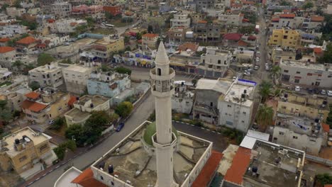 Arabische-Muslime-Moschee-In-Einem-Dorf-Auf-Israelischem-Territorium