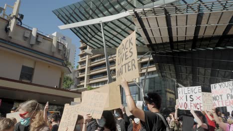 BLM-protest-during-covid-19,-brisbane-Australia