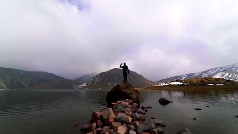 Una-Bonita-Vista-Del-Volcán-Nevado-De-Toluca-También-Llamado-Xinantecatl-Que-Rara-Vez-Está-Tan-Nevado