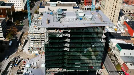 Luftaufnahmen-Des-Stadtzentrumprojekts-In-Der-Innenstadt-Von-Lexington-Im-Herbst