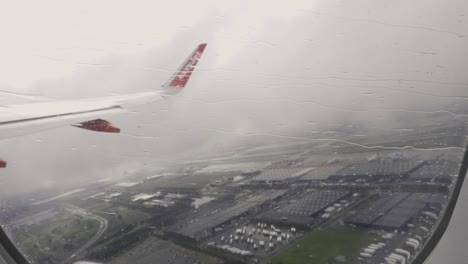 Airplane-take-off-and-flight-from-Amsterdam-airport-EU-to-Manchester-UK