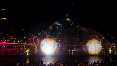 Lichtshow-Während-Des-Brisbane-Festivals-2018