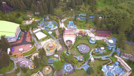 Beautiful-top-down-aerial-view-of-a-theme-park
