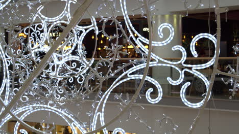 Xmas-decoration-hanging-in-a-Shopping-mall