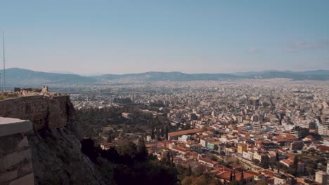 Athener-Stadtbild-Von-Der-Akropolis-Aus-Gesehen