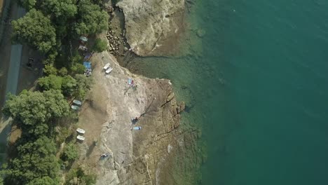 Drone-footage-over-croatia-beaches-and-seas