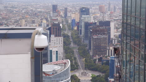 Luftaufnahme-Der-Reforma-Avenue-In-Mexiko-Stadt