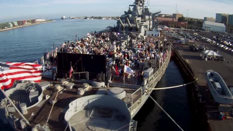 people-partying-on-USS-IOWA