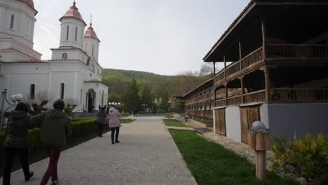 Kokosh-Monastery,-Romania-April-21,-2019