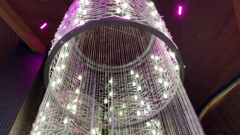 A-spectacular-ceiling-to-floor-water-display-at-the-front-lobby-of-Pechanga-Resort-and-Casino-in-Temecula,-California