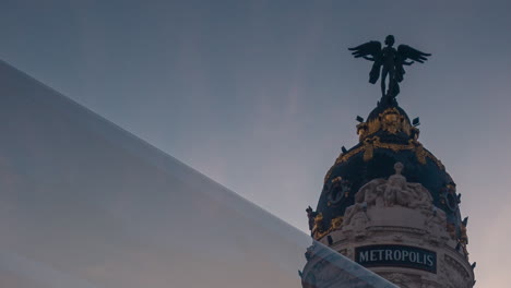 Timelapse-De-La-Calle-Gran-Via-En-Madrid,-España