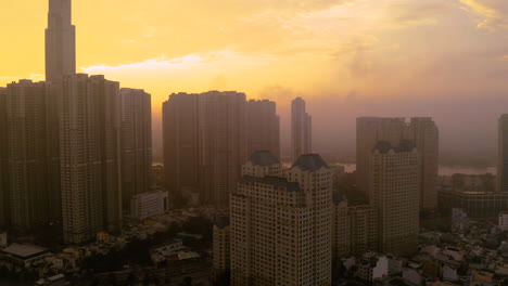 Part-seven-Aerial-Urban-sunrise-in-SE-Asia-with-an-extreme-air-pollution-level