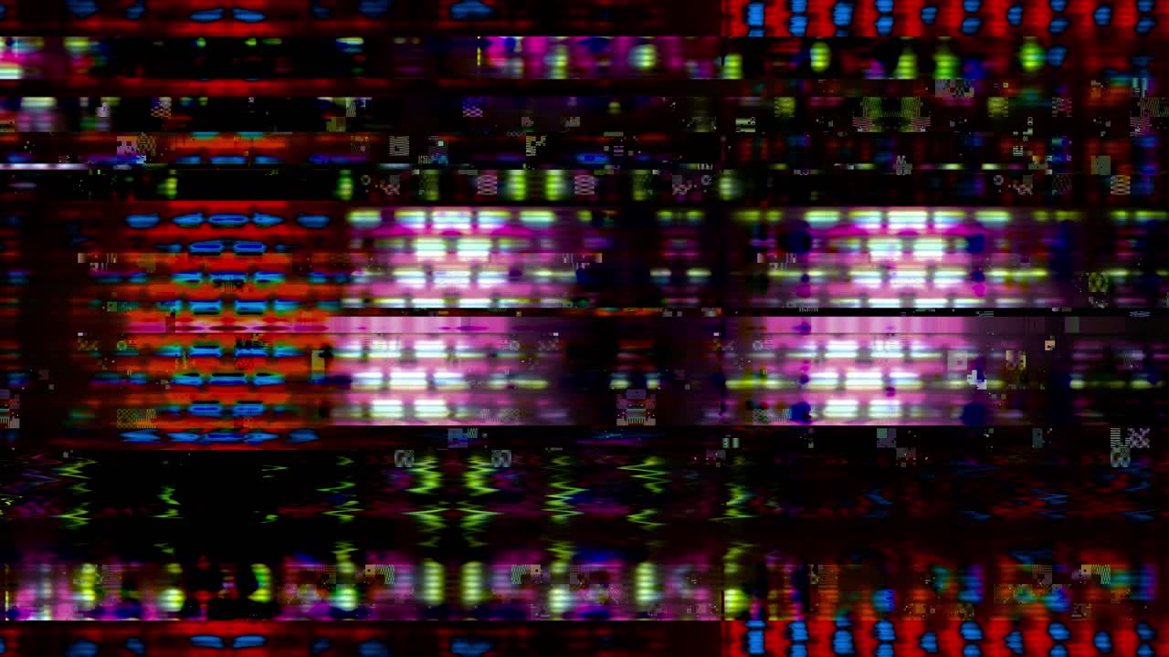 Free stock video Data glitch 024 streaming video malfunction (loop).