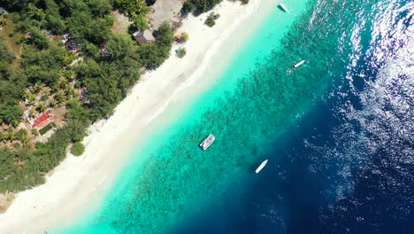 Bali,-Indonesia,-Aerial-panorama,-luxury-resorts-on-the-tropical-islands