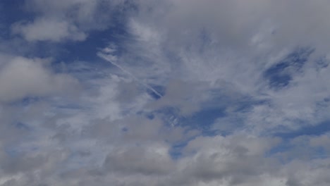 White-Clouds-Moving-In-Blue-Sky-At-Daytime