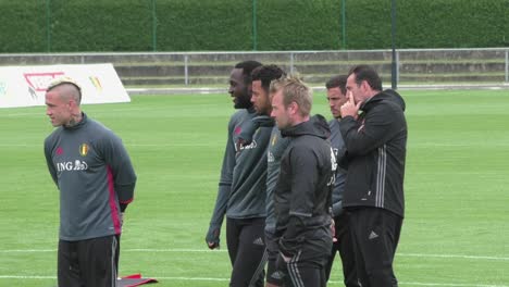 Romelu-Lukaku-Se-Divierte-Durante-El-Entrenamiento-De-Fútbol-Con-La-Selección-Belga