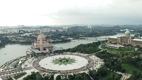 Luftaufnahme-Der-Regierung-Und-Des-Büros-Des-Premierministers-In-Kuala-Lumpur-In-Malaysia